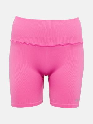 Športne kratke hlače z visokim pasom Alo Yoga roza