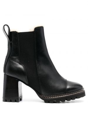 Ankle boots See By Chloe czarne