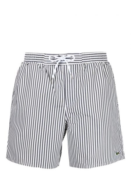 Kratke hlače s črtami s potiskom Lacoste