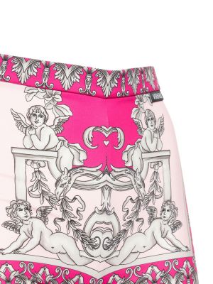 Legíny jersey Versace růžové