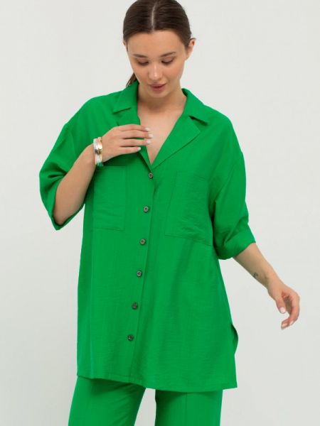 Рубашка Gsfr зеленая