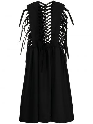 Αμάνικο φόρεμα με αγκράφα Noir Kei Ninomiya