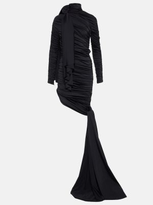 Asymmetrisches kleid Balenciaga schwarz