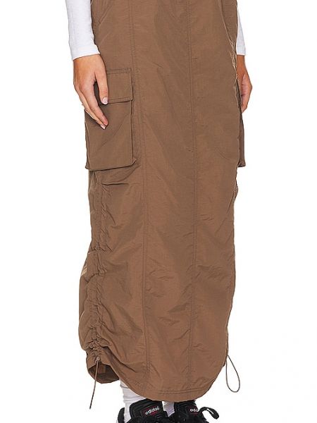 Falda larga Superdown marrón