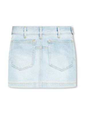 Spódnica jeansowa The Attico niebieska
