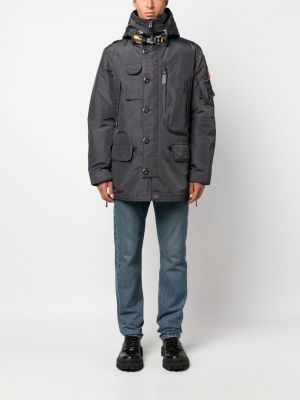 Kabát s kapucí Parajumpers šedý