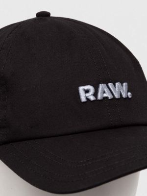 Pamučna kapa s uzorkom zvijezda G-star Raw crna