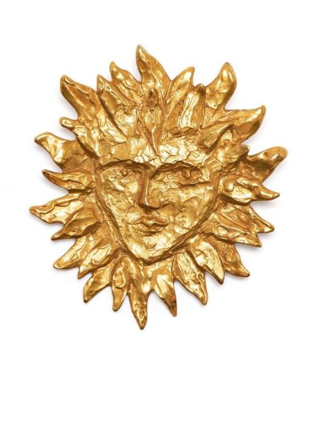 Broche Yves Saint Laurent Pre-owned dorado