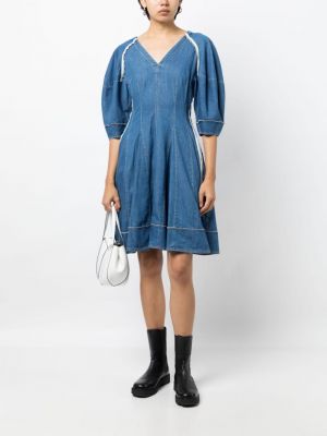 V-kaelusega kleit 3.1 Phillip Lim sinine