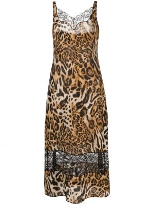 Leopard trykt dress Boutique Moschino