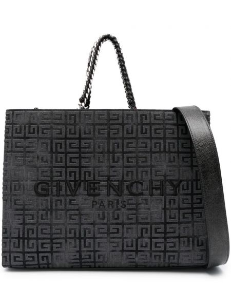 Nákupná taška Givenchy sivá