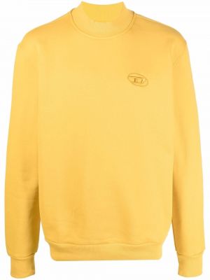 Bomull sweatshirt Diesel gul