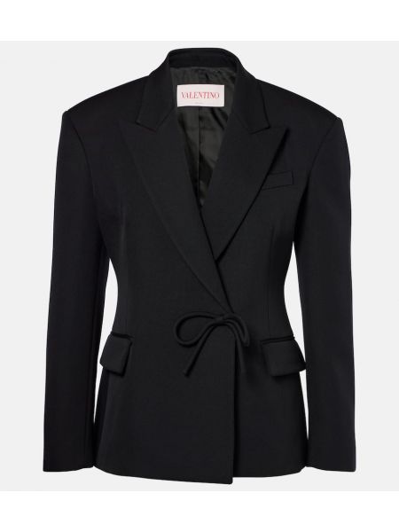 Ull blazer Valentino svart