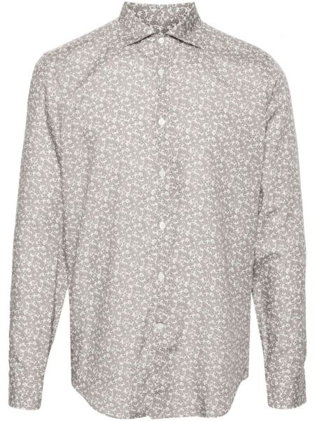 Φλοράλ μακρύ πουκάμισο με σχέδιο Canali