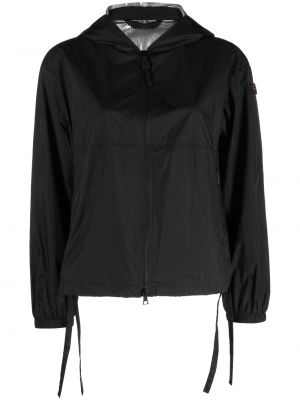 Klasická bunda na zips s kapucňou Peuterey - čierna