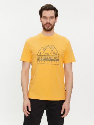 Tričko Napapijri žluté