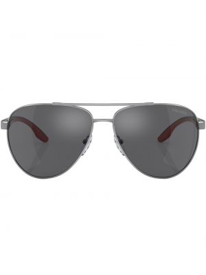 Slnečné okuliare Prada Linea Rossa sivá