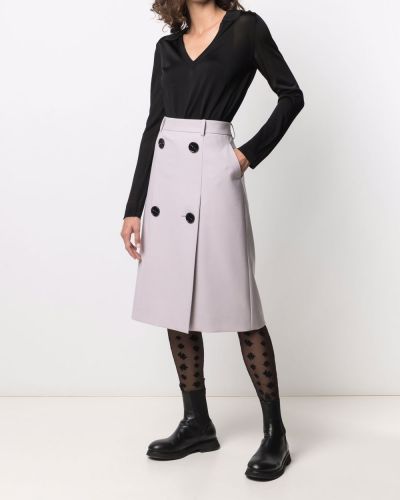 Strick pullover mit v-ausschnitt Nina Ricci schwarz
