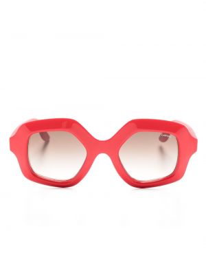 Oversized slnečné okuliare Lapima červená