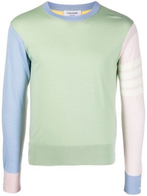 Пуловер Thom Browne зелено