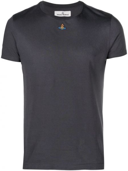 T-shirt di cotone Vivienne Westwood grigio