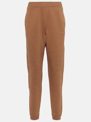 Pantalones de chándal de algodón 's Max Mara marrón