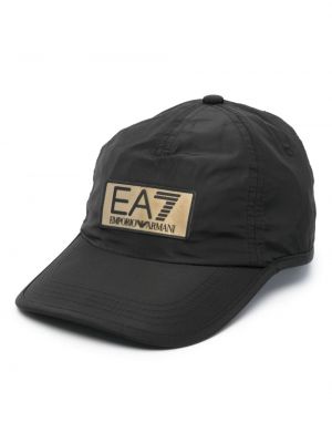Kepurė su snapeliu Ea7 Emporio Armani juoda