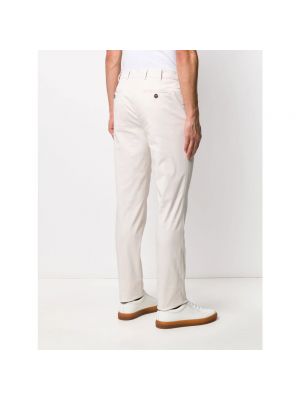 Pantalones chinos slim fit Brunello Cucinelli blanco