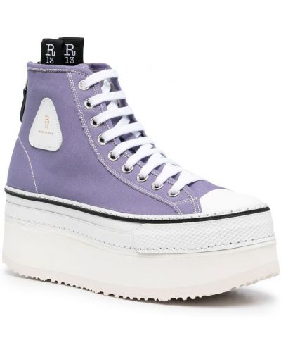 Zapatillas con plataforma R13 violeta