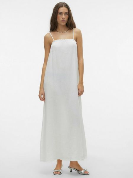 Dlouhé šaty Vero Moda biela