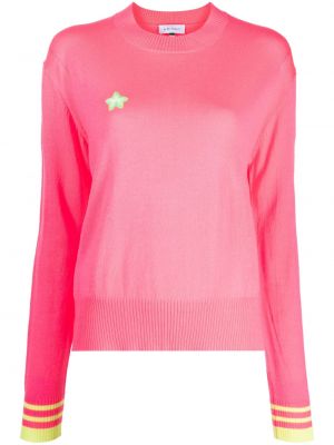 Пуловер на цветя Mira Mikati розово