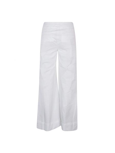 Pantalones bootcut Via Masini 80 blanco