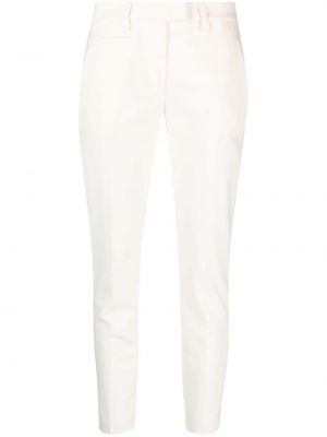 Pantaloni slim fit Dondup bianco