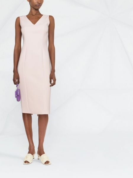 Kleid mit v-ausschnitt Fely Campo pink