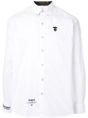 Camisa con botones Aape By *a Bathing Ape® blanco