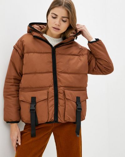 Утепленная куртка Z-design, коричневая