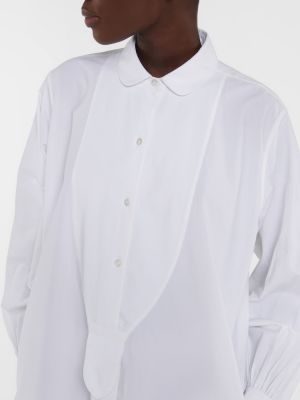 Robe longue en coton The Row blanc