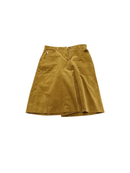Retro shorts aus baumwoll Burberry Vintage gelb