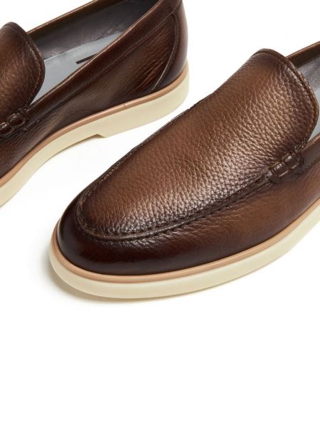 Loafers en cuir Magnanni marron