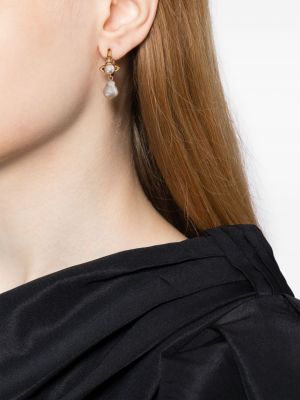 Boucles d'oreilles avec perles Vivienne Westwood doré