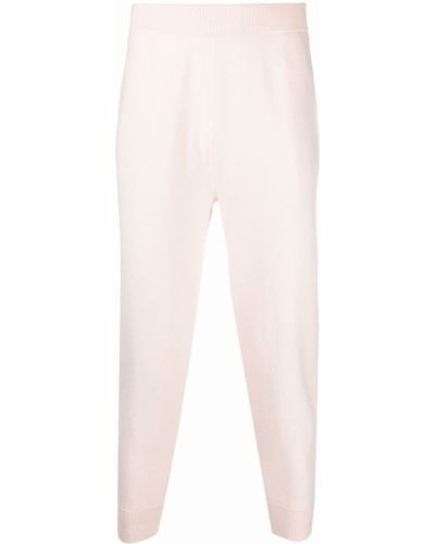 Pantalones de chándal de cachemir con estampado de cachemira Extreme Cashmere rosa