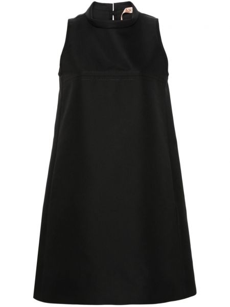 Bavlněné mini šaty Nº21 černé