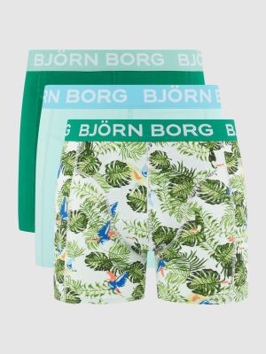 Bokserki slim fit Björn Borg zielone