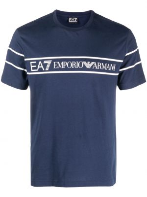 T-shirt Ea7 Emporio Armani blå