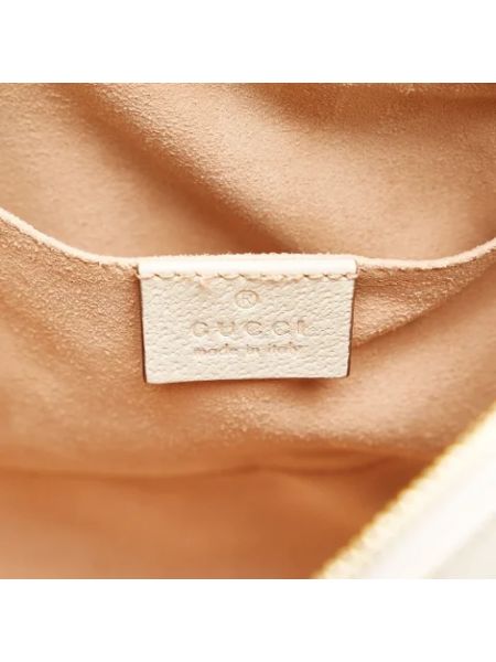 Bolso satchel de cuero retro Gucci Vintage blanco