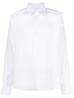 Ленена риза Bally бяло