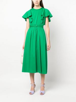 Plisované šaty Dvf Diane Von Furstenberg zelené