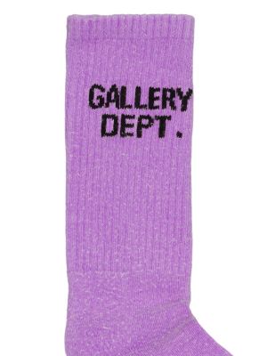 Bavlněné ponožky Gallery Dept. fialové