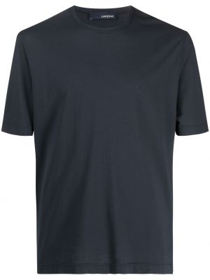 Camiseta de cuello redondo Lardini azul