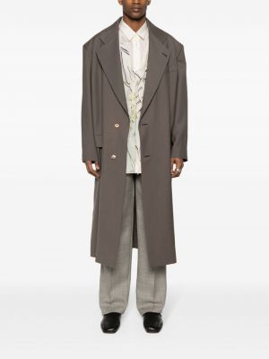 Vlněný kabát Magliano hnědý